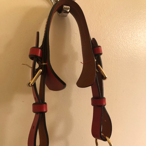 Dooney & Bourke zebra off white red black bucket - Picture 4 of 9